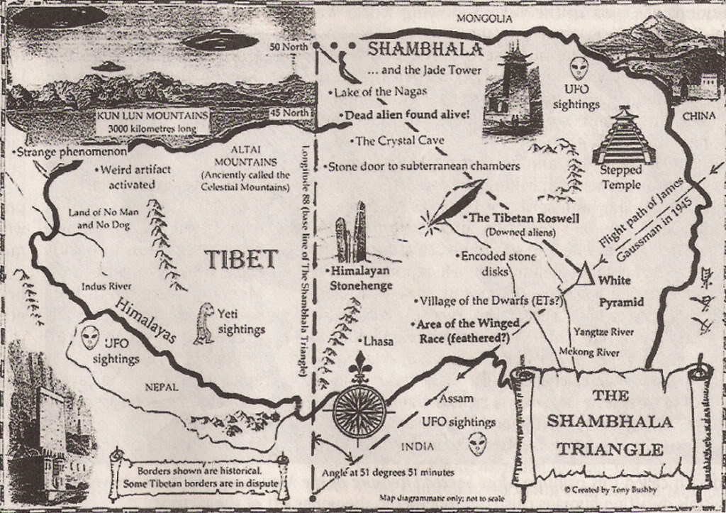 Mapa Shambala - Tô no Cosmos